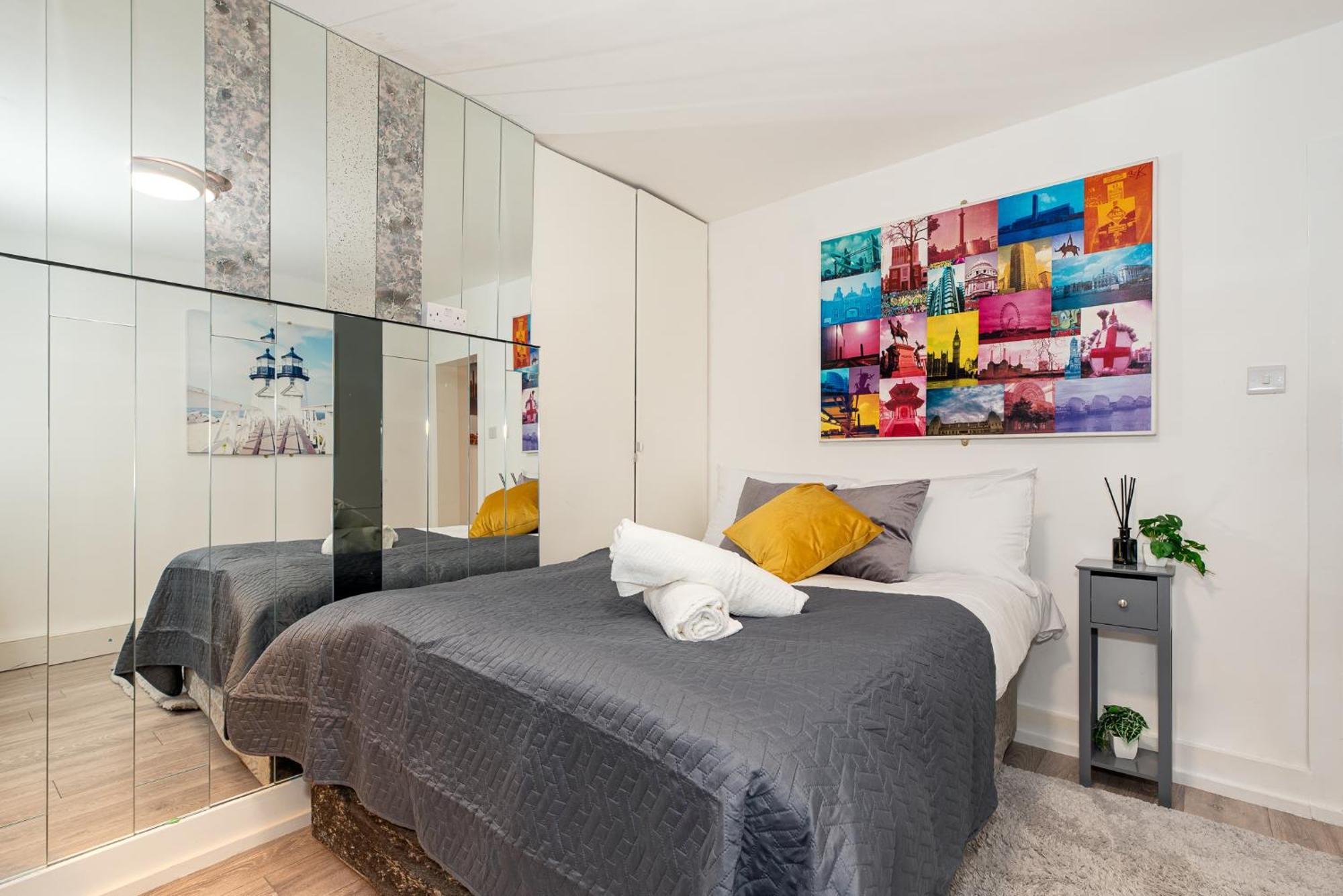 לונדון Chic Studio Apartment, Bus 18 To Euston In 30 Min. מראה חיצוני תמונה